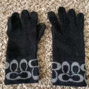 Coach Wool Gloves